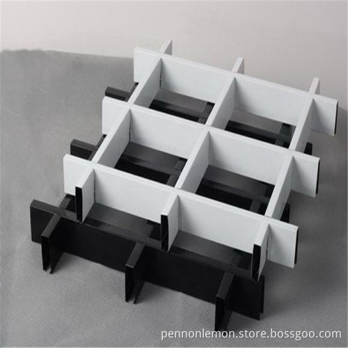 grid cell ceiling panel for suspended ceiling system